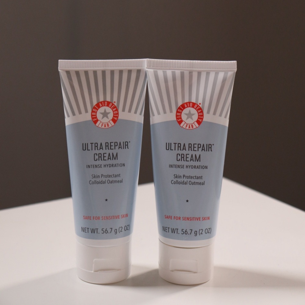 Lot of 2 First Aid Beauty Ultra Repair Cream Intense Hydration 2oz EXP 01/27